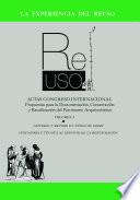 libro Reuso Vol. 1: Actas Del Congreso Internacional Sobre Documentación, Conservación Y Reutilización Del Patrimonio Arquitectónico