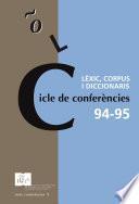 libro Cicle De Conferències 94 95
