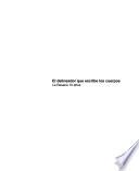 libro El Delineador Que Escribe Los Cuerpos