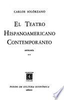 libro El Teatro Hispanoamericano Contemporáneo