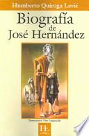libro Biografía De José Hernández