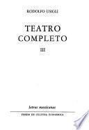 libro Teatro Completo