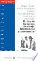 libro El Clima De Los Equipos De Trabajo: Determinantes Y Consecuencias