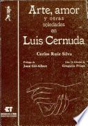 libro Arte, Amor Y Otras Soledades En Luis Cernuda