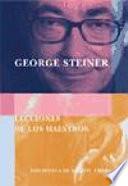 libro Lecciones De Los Maestros