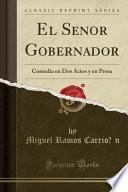 libro El Señor Gobernador