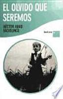 libro El Olvido Que Seremos