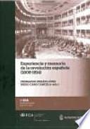 libro Experiencia Y Memoria De La Revolución Española (1808 1814)