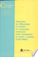 libro Formación Del Magisterio En España