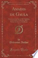 libro Amadis De Gaula, Vol. 3