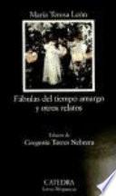 libro Fábulas Del Tiempo Amargo Y Otros Relatos