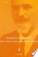 libro Breve Historia Del Pensamiento Antiguo