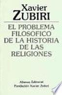 libro El Problema Filosófico De La Historia De Las Religiones