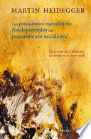 libro Posiciones Metafísicas Fundamentales Del Pensamiento Occidental