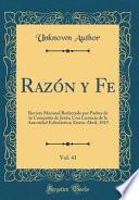 libro Razón Y Fe, Vol. 41