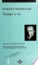 libro Tiempo Y Ser
