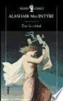 libro Tras La Virtud