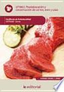libro Preelaboración Y Conservación De Carnes, Aves Y Caza   Uf0065