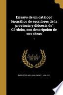 libro Spa Ensayo De Un Catalogo Biog