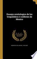 libro Spa Ensayo Ornitologico De Los