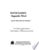 libro Noticiario, Segundo Nivel