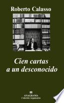 libro Cien Cartas A Un Desconocido