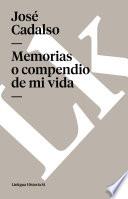 libro Memorias O Compendio De Mi Vida
