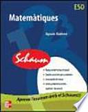 libro Cutr Matemàtiques. Eso. Schaum