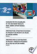 libro Directives Pour L étiquetage Écologique Du Poisson Et Des Produits Des Pêches De Capture Matines