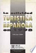 libro La Actividad Turistica Española En 1998