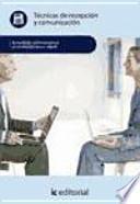 libro Técnicas De Recepción Y Comunicación   Mf0975_2