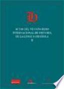 libro Actas Del Vii Congreso Internacional De Historia De La Lengua Española : Mérida (yucatán), 4   8 De Septiembre De 2006