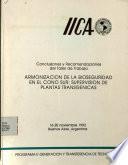 libro Armonizacion De La Bioseguridad En El Cono Sur