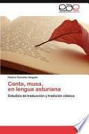 libro Canta, Musa, En Lengua Asturian