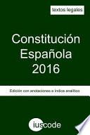 libro Constitución Española 2016