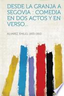 libro Desde La Granja A Segovia
