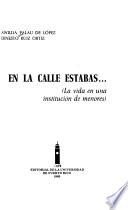 libro En La Calle Estabas