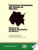 libro Estructura Económica Del Estado De Morelos. Sistema De Cuentas Nacionales De México. Estructura Económica Regional. Producto Interno Bruto Por Entidad Federativa 1970, 1975 Y 1980