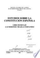 libro Estudios Sobre La Constitución Española
