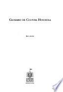 libro Glosario De Cultura Huichola