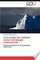 libro Los Costes De Calidad Como Estrategia Empresarial