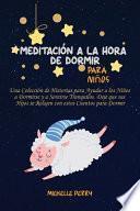 libro Meditación A La Hora De Dormir Para Niños