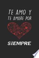 libro Te Amo Y Te Amare Por Siempre