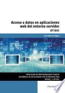 libro Uf1845   Acceso A Datos En Aplicaciones Web Del Entorno Servidor