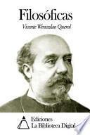 libro Filosoficas