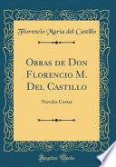 libro Obras De Don Florencio M. Del Castillo