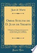 libro Obras Sueltas De D. Juan De Yriarte