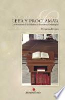 libro Leer Y Proclamar